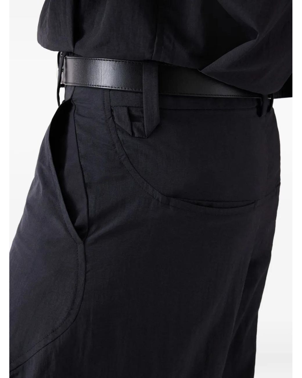 Jacquemus Black Cargo Pants for men