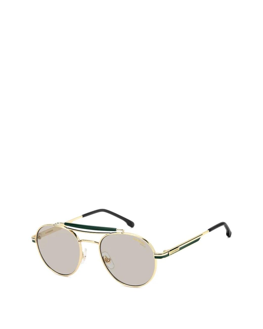Carrera Metallic Pilot-Frame Double-Bridge Sunglasses for men