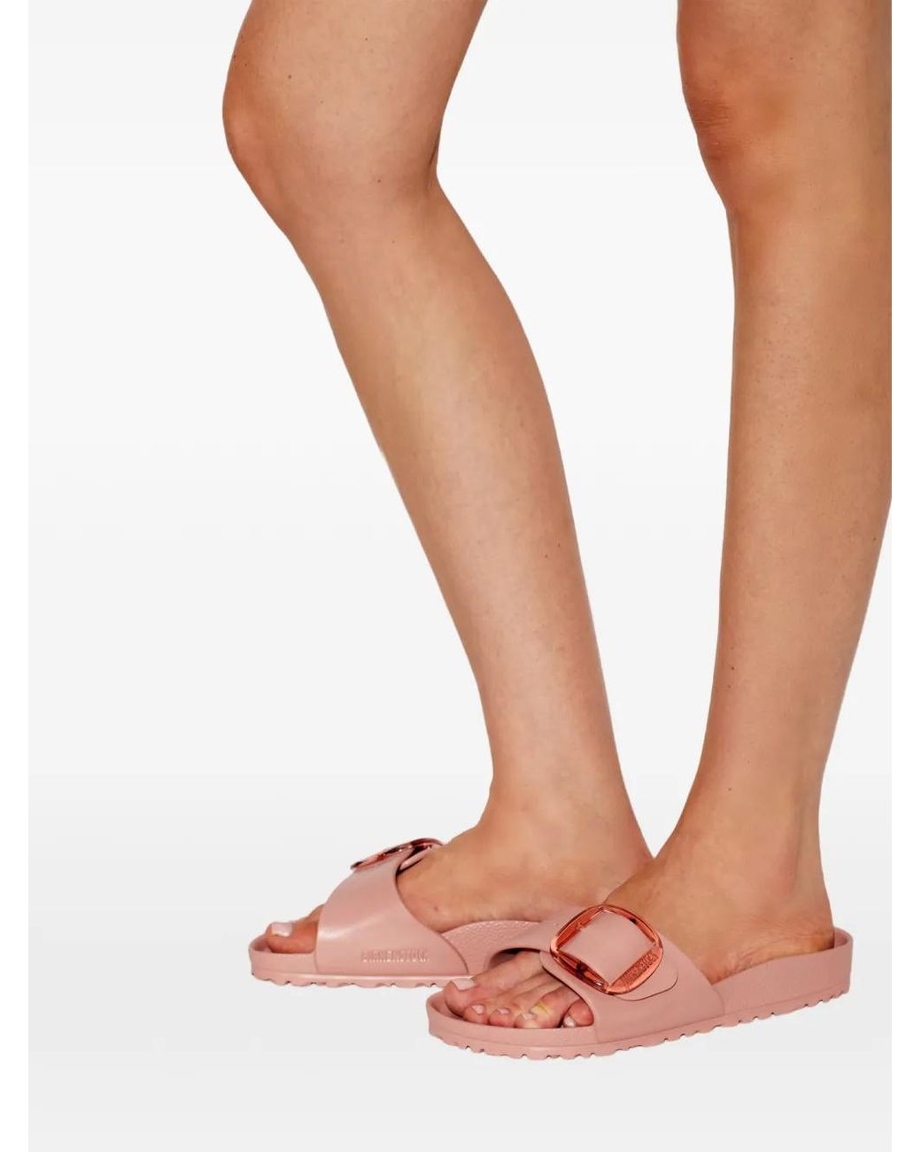 Birkenstock Pink Madrid Big Buckle Sandals