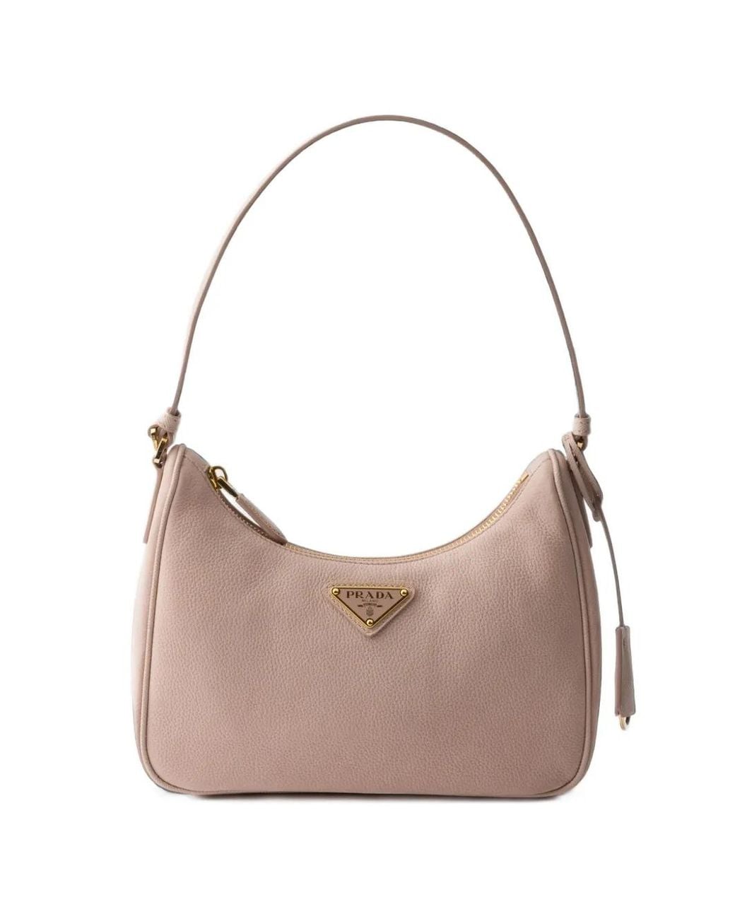 Prada Pink Mini-Sac En Cuir Nubuck Et Saffiano Re-Edition 2005