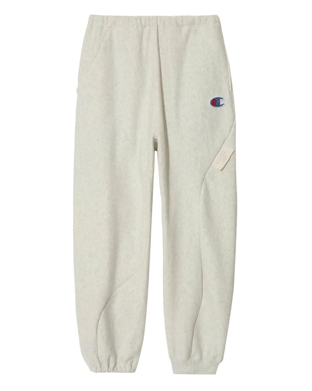 Undercover White X Champion Logo-Patch Track Pants for men