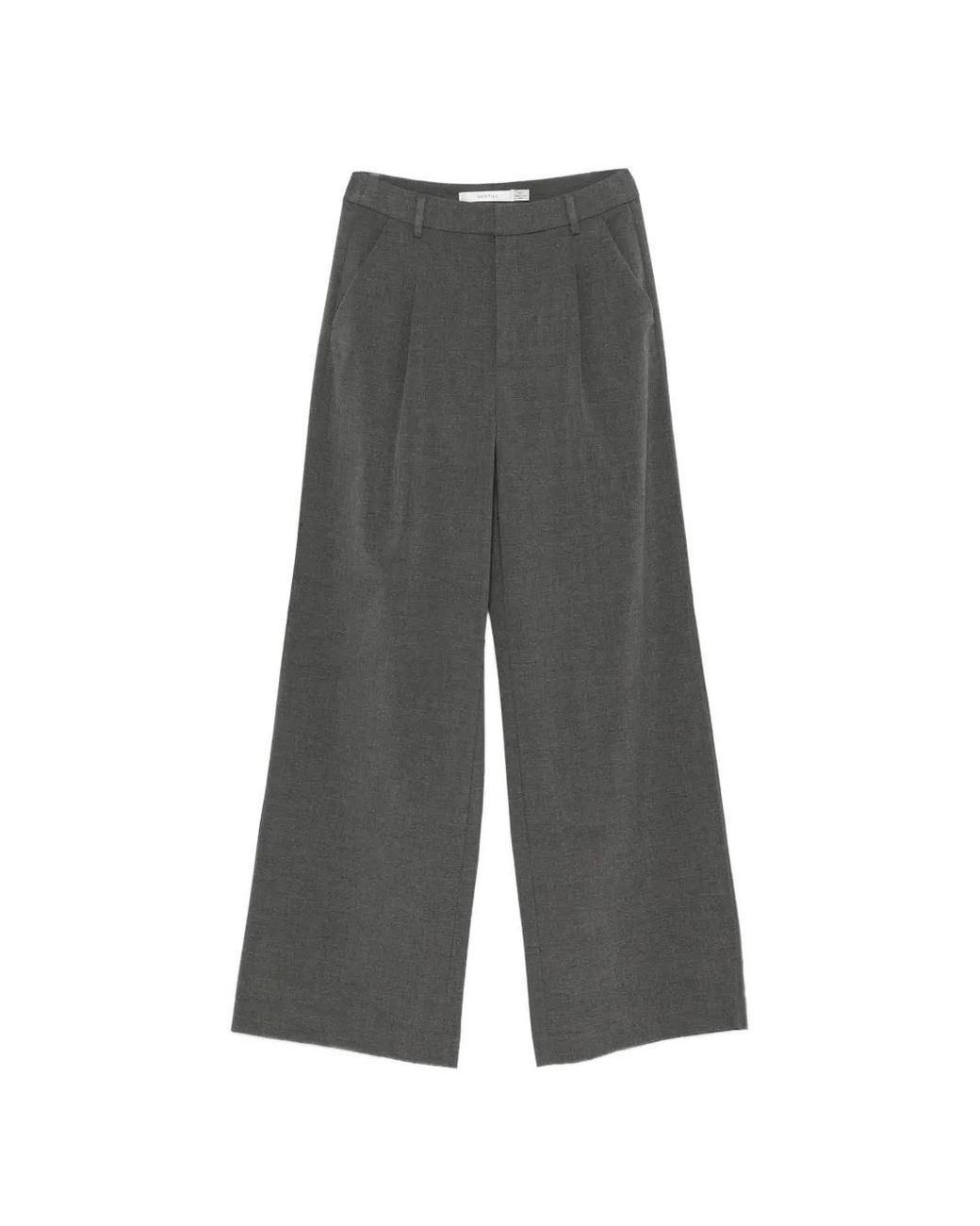 Gestuz Gray Pantalon Paula À Passants De Ceinture
