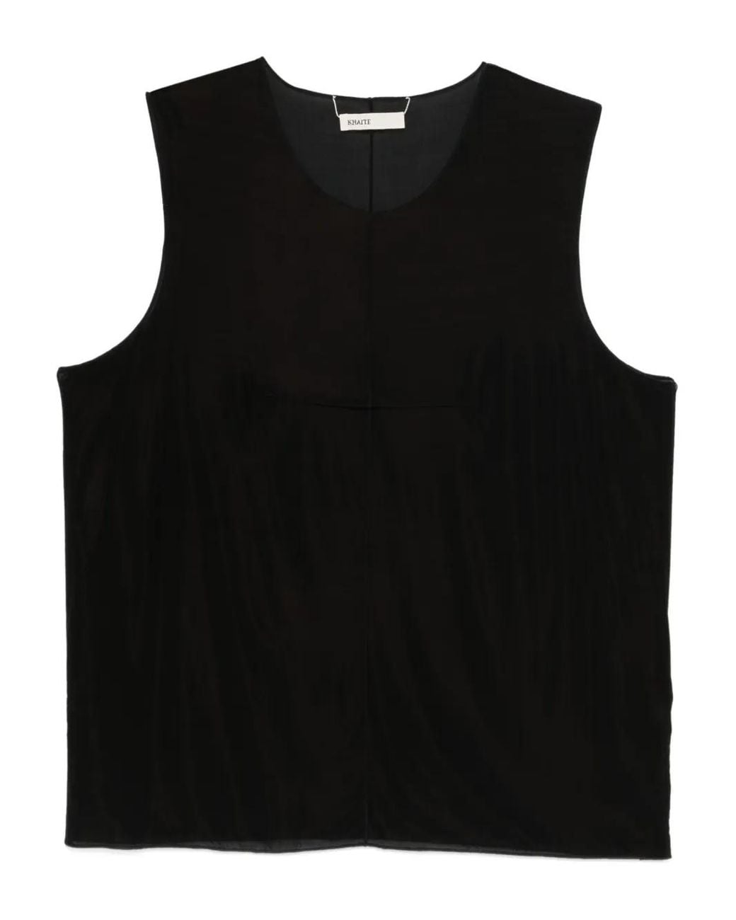 Khaite Black Allo Top