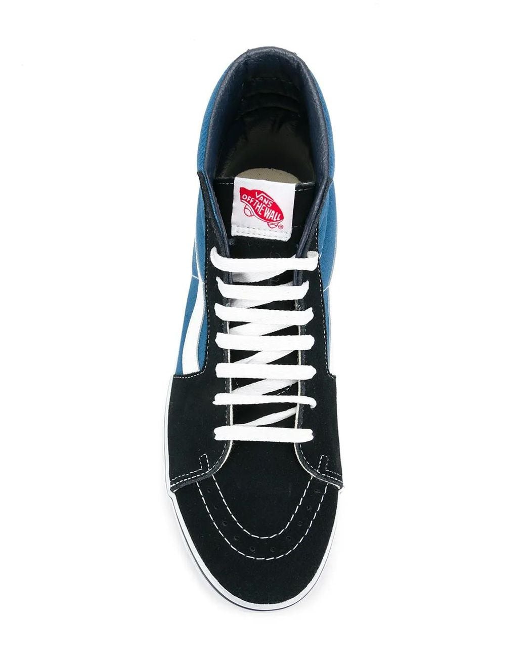 Vans Blue Sk8-Hi Panelled Sneakers for men
