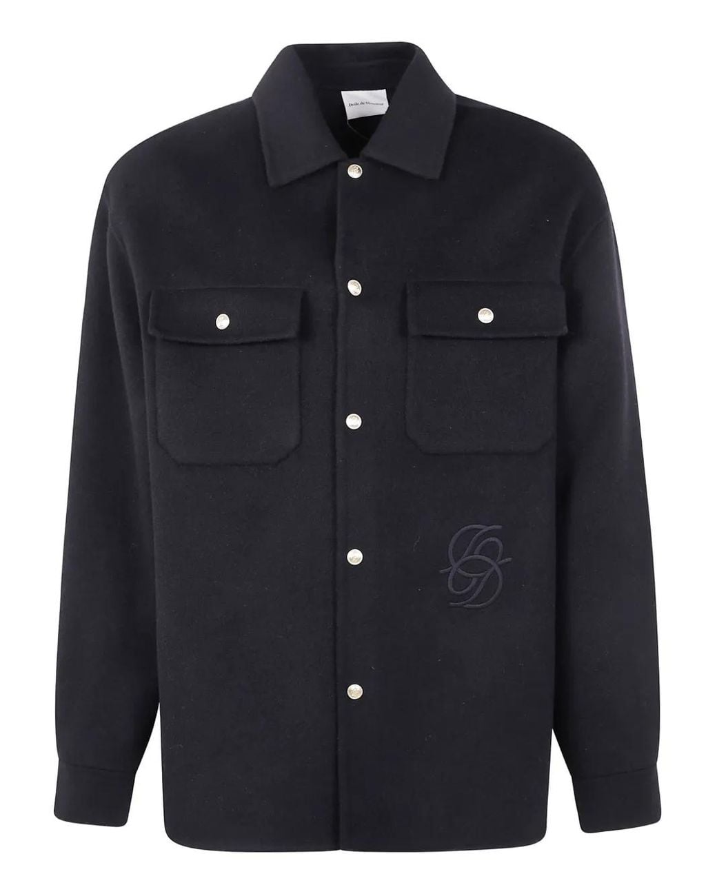 Drole de Monsieur Blue Embroidered Jacket for men