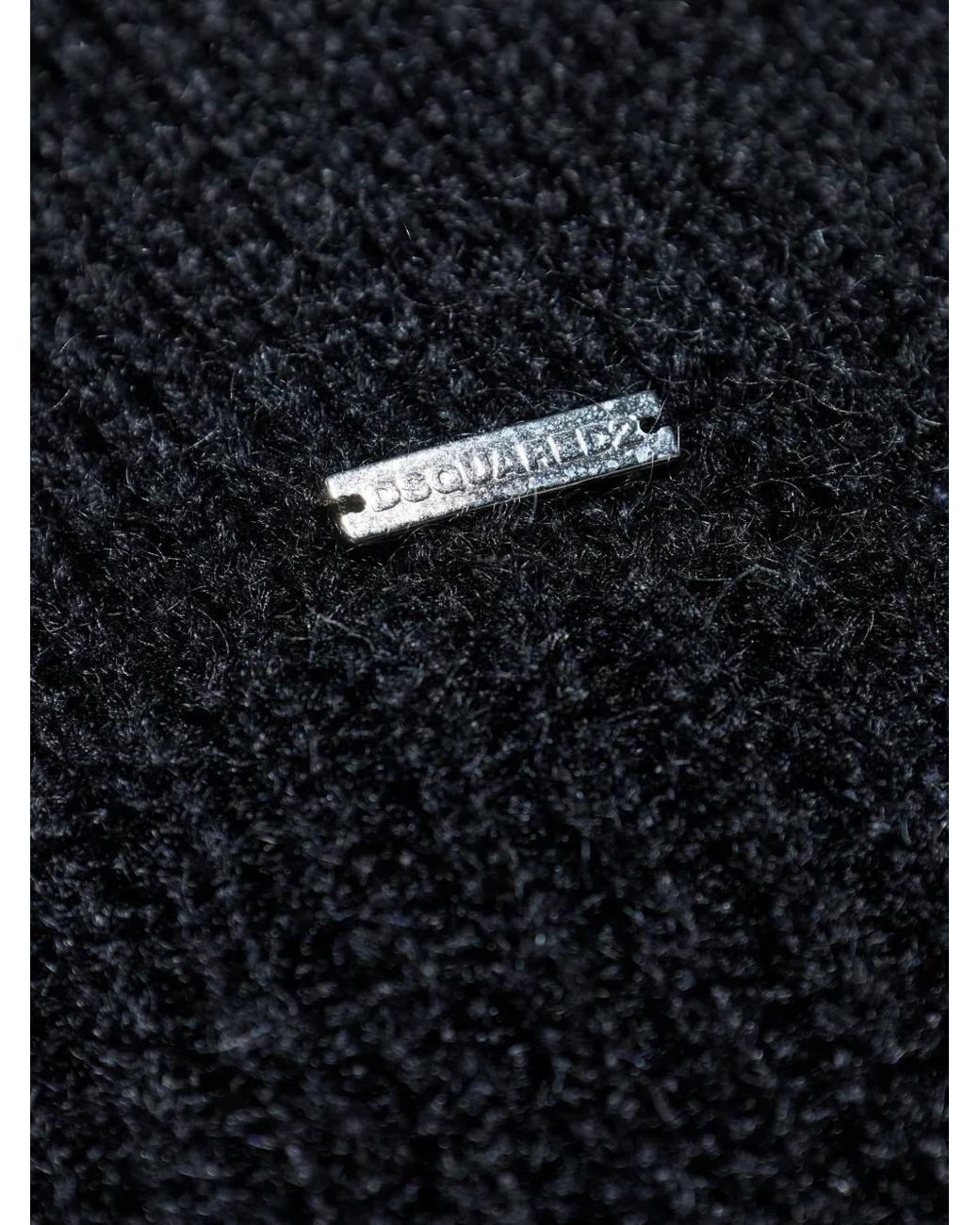 DSquared² Black Crew-Neck Sweater for men