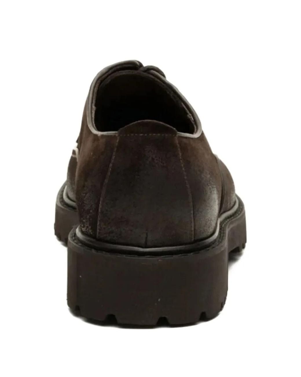 Doucal's Brown Leather Loafers for men