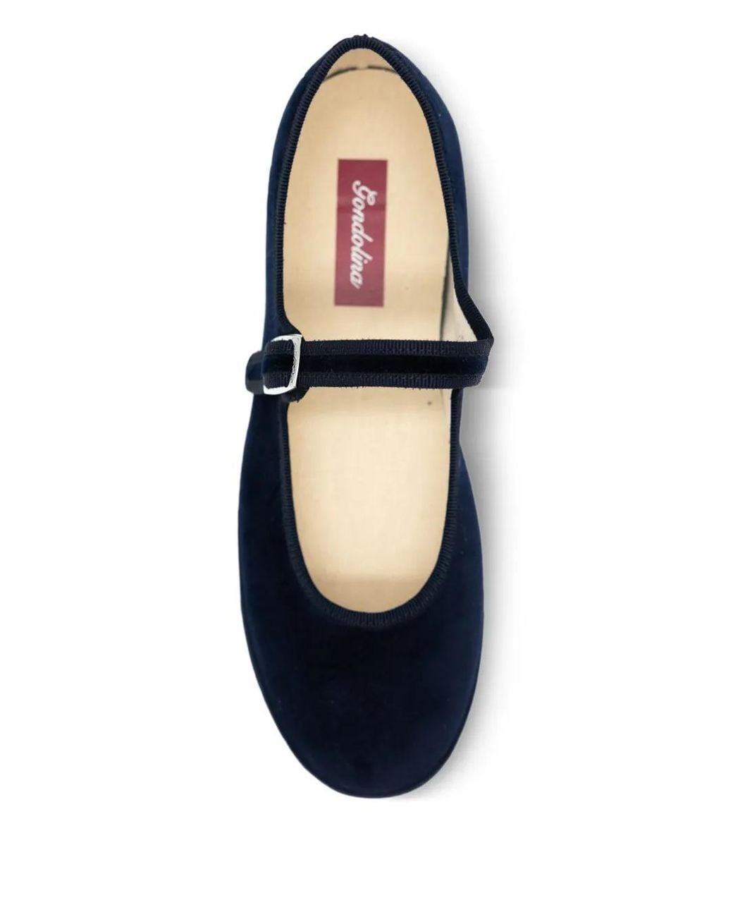 Gondolina Blue Torcello Mary Jane Adjustable-Strap Ballet Flats