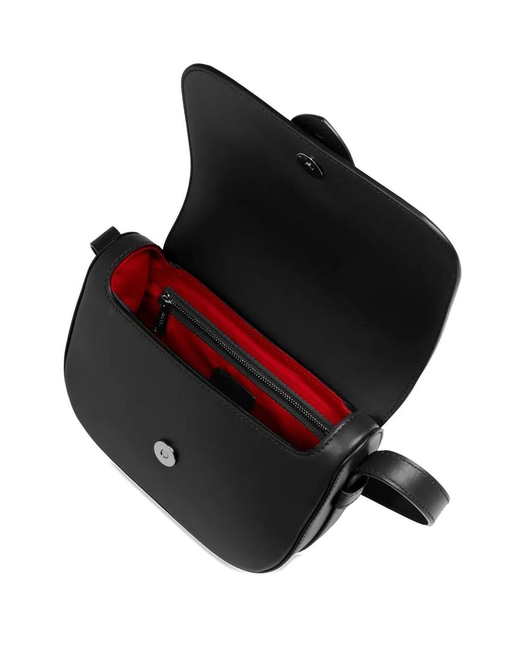 Lancel Black Sienna Flap-Detail Leather Bag