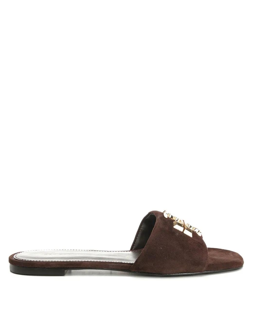 Tory Burch Brown Eleanor Slide