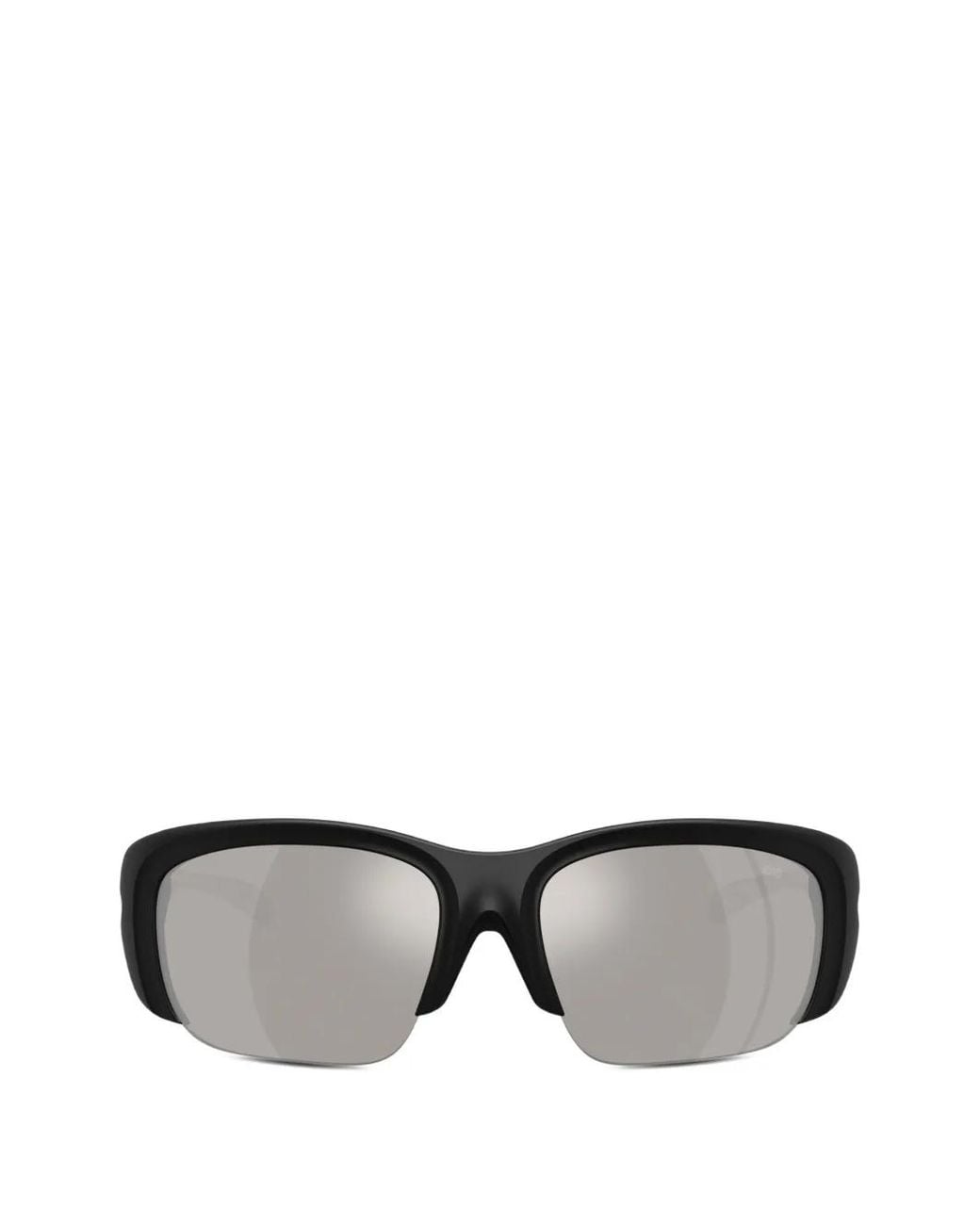 DIESEL Gray Wrap-Around Shape Sunglasses