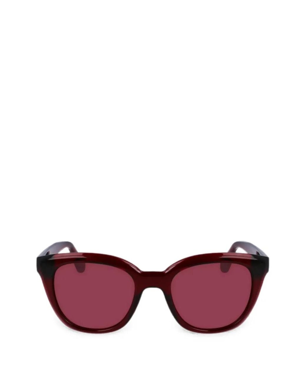 Ferragamo Purple Round-Frame Sunglasses