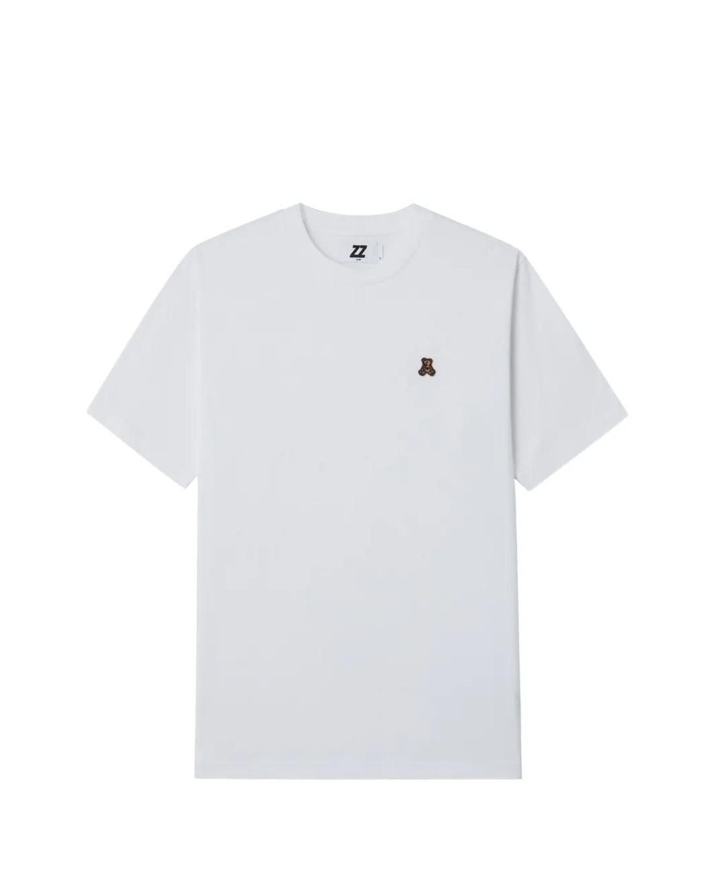Izzue White Bear-Detail Cotton T-Shirt for men