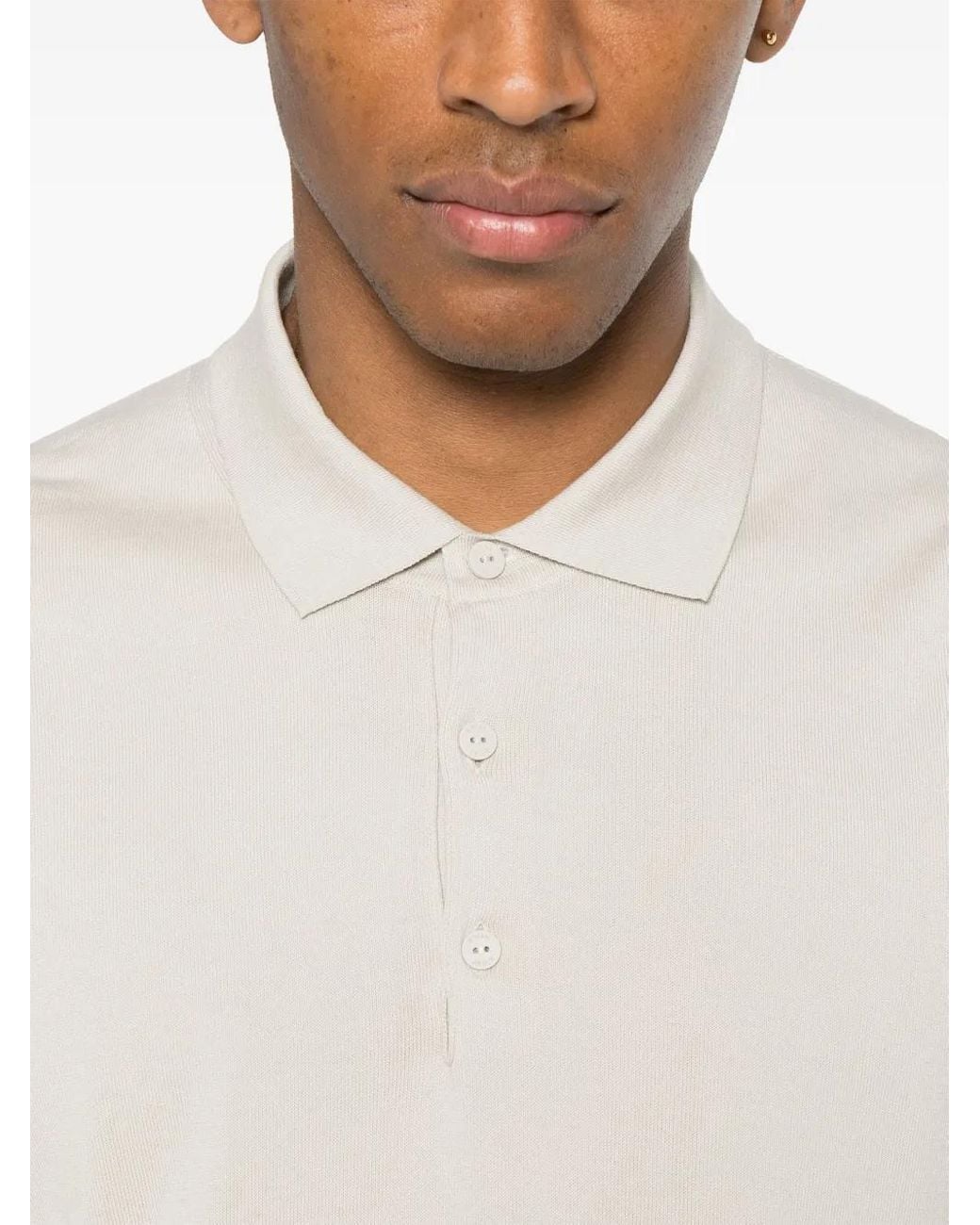 K-Way White Pleyne Polo Shirt for men