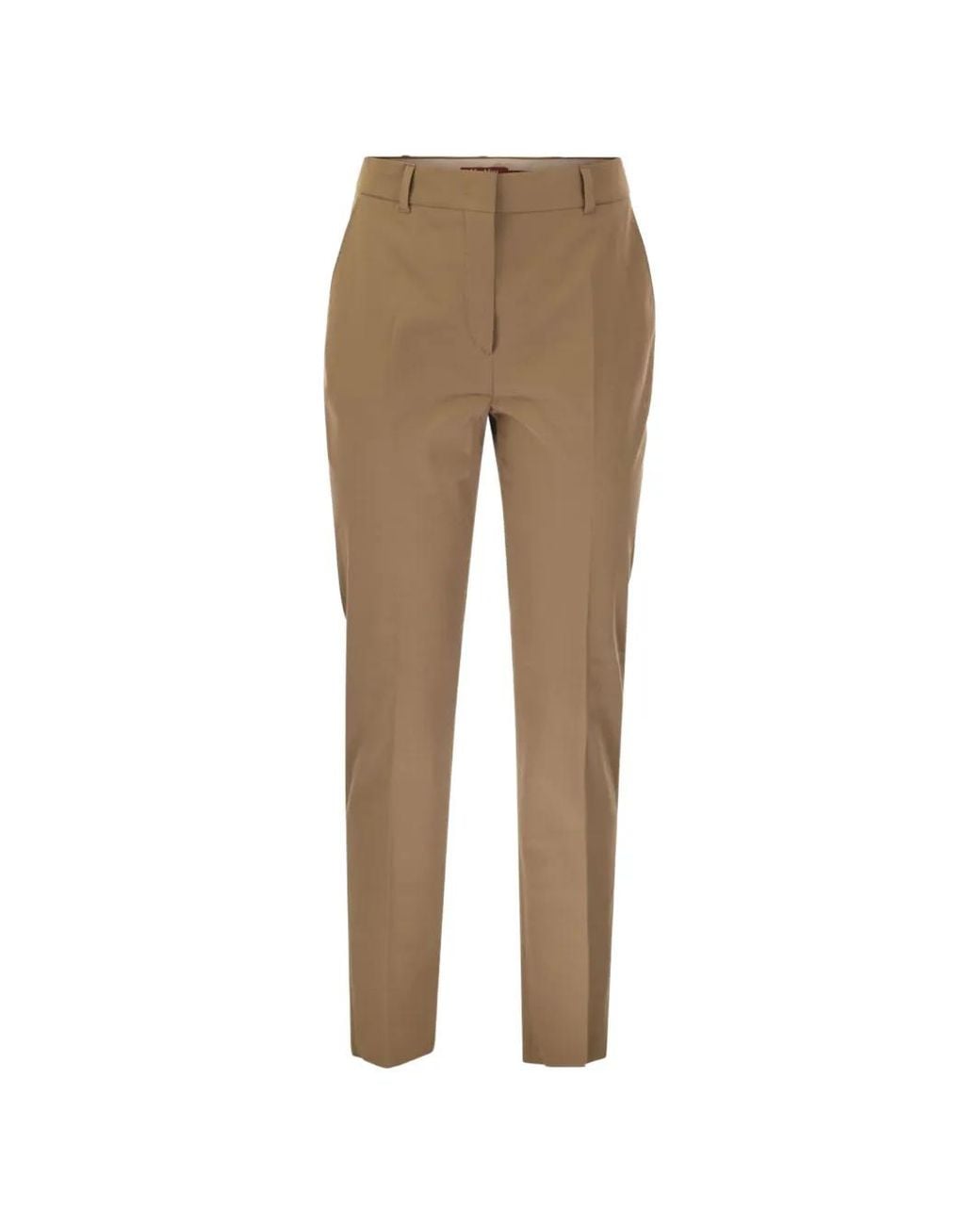 Max Mara Natural Cotton Trousers