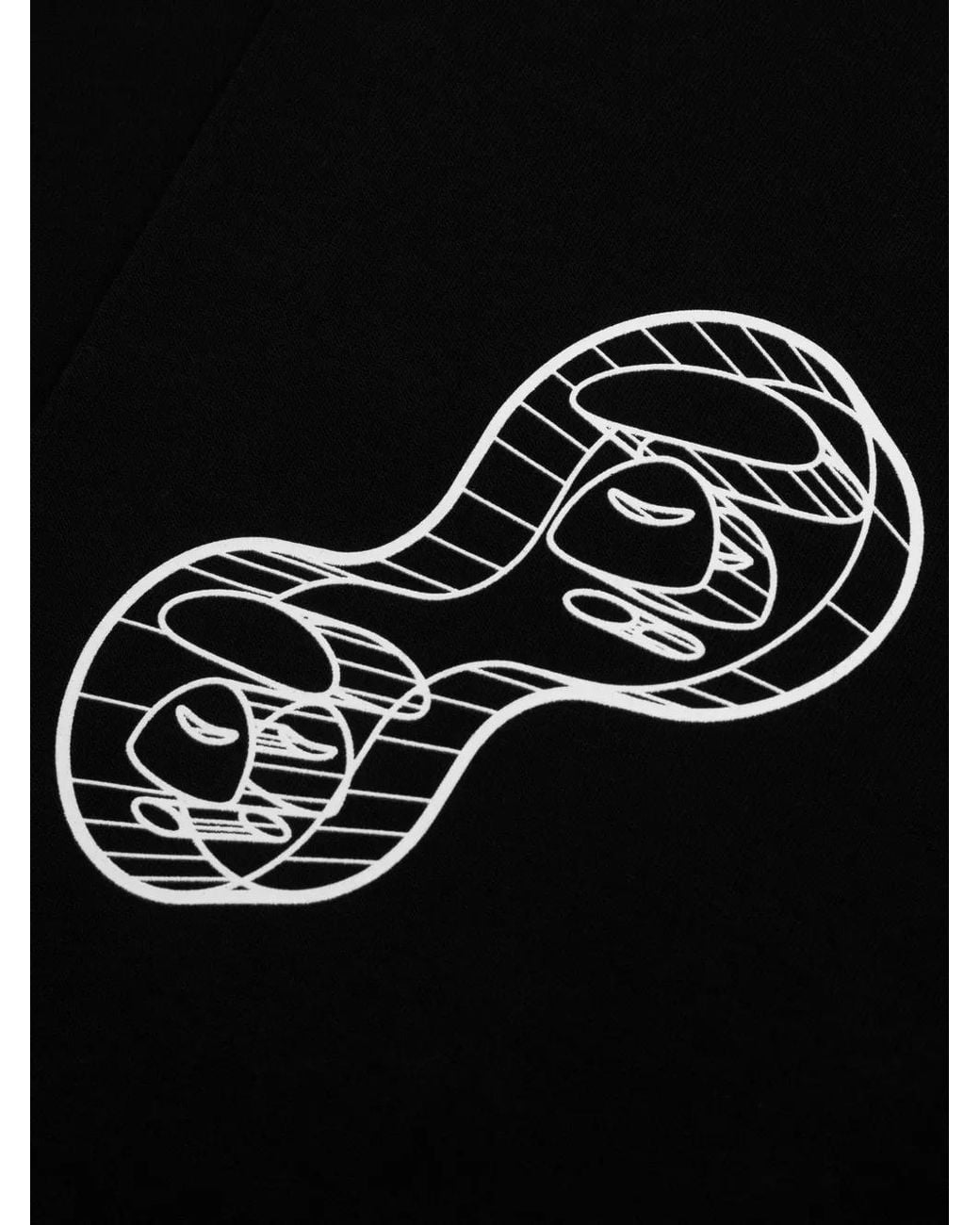 If Printable Aape By A Bathing Ape Printed Track Pants in Black | Lyst