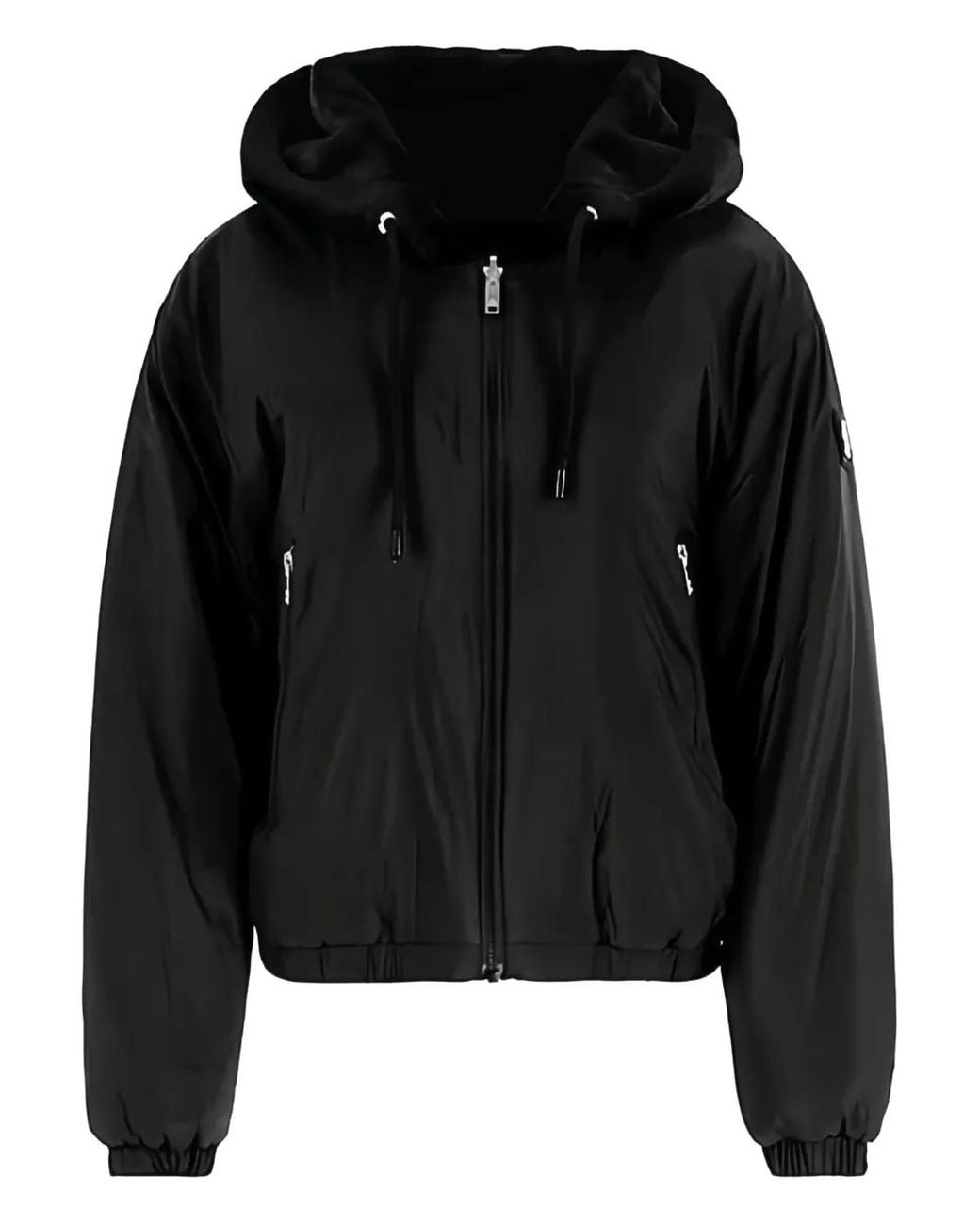 Chaqueta Bómber Con Capucha Y Cremallera Moose Knuckles de color Black