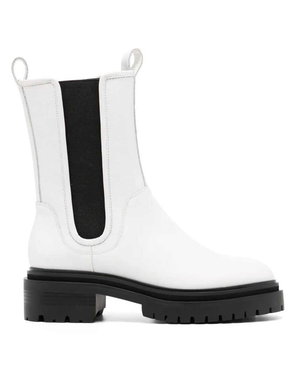 Senso White Pandora Leather Boots