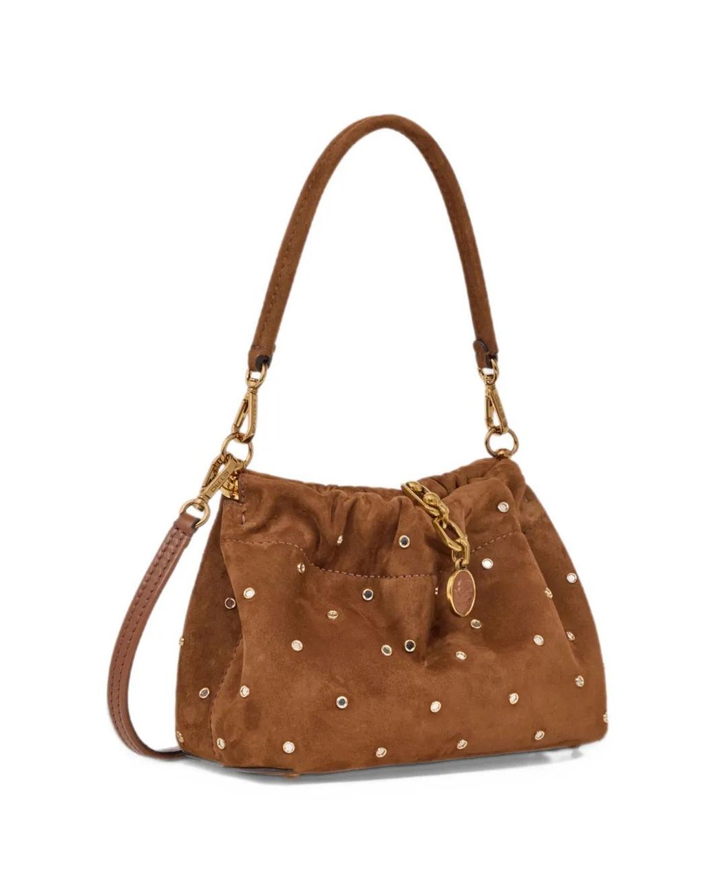 Etro Brown Small Vela Blossom Bag