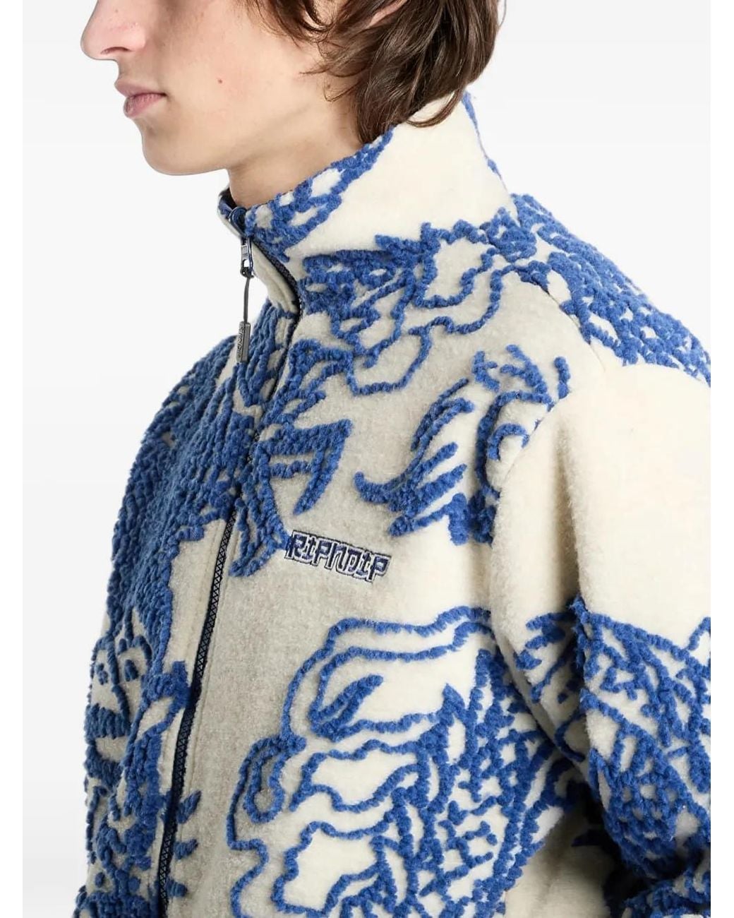 RIPNDIP Blue Haku Reversible Jacket for men