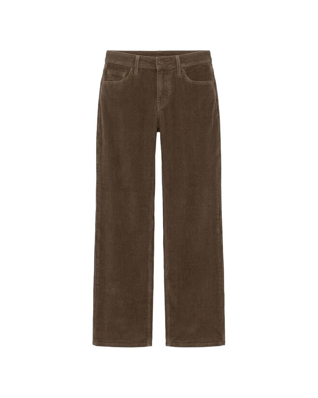 Levi's Brown Corduroy Straight-Leg Jeans