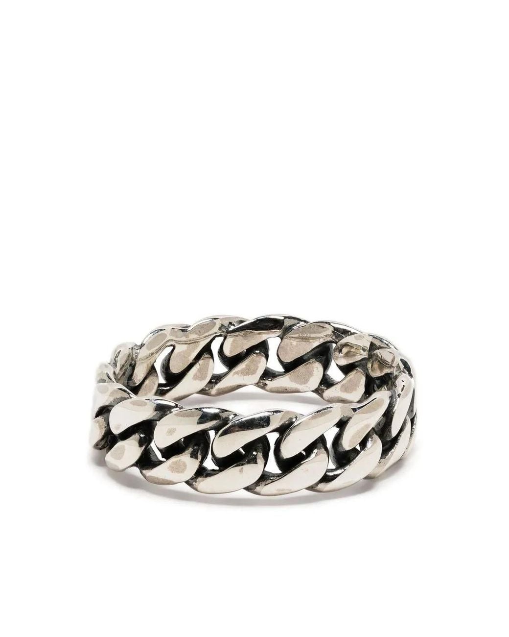 Emanuele Bicocchi White Chain-Link Ring