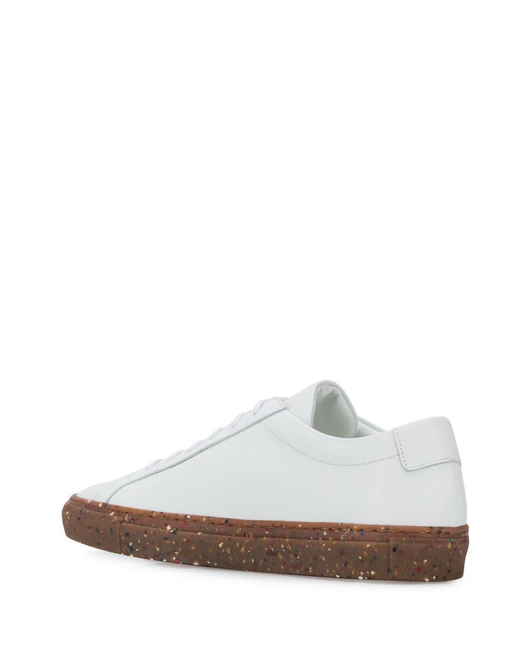 Common Projects Achilles Low Gum Confetti Sole in White for