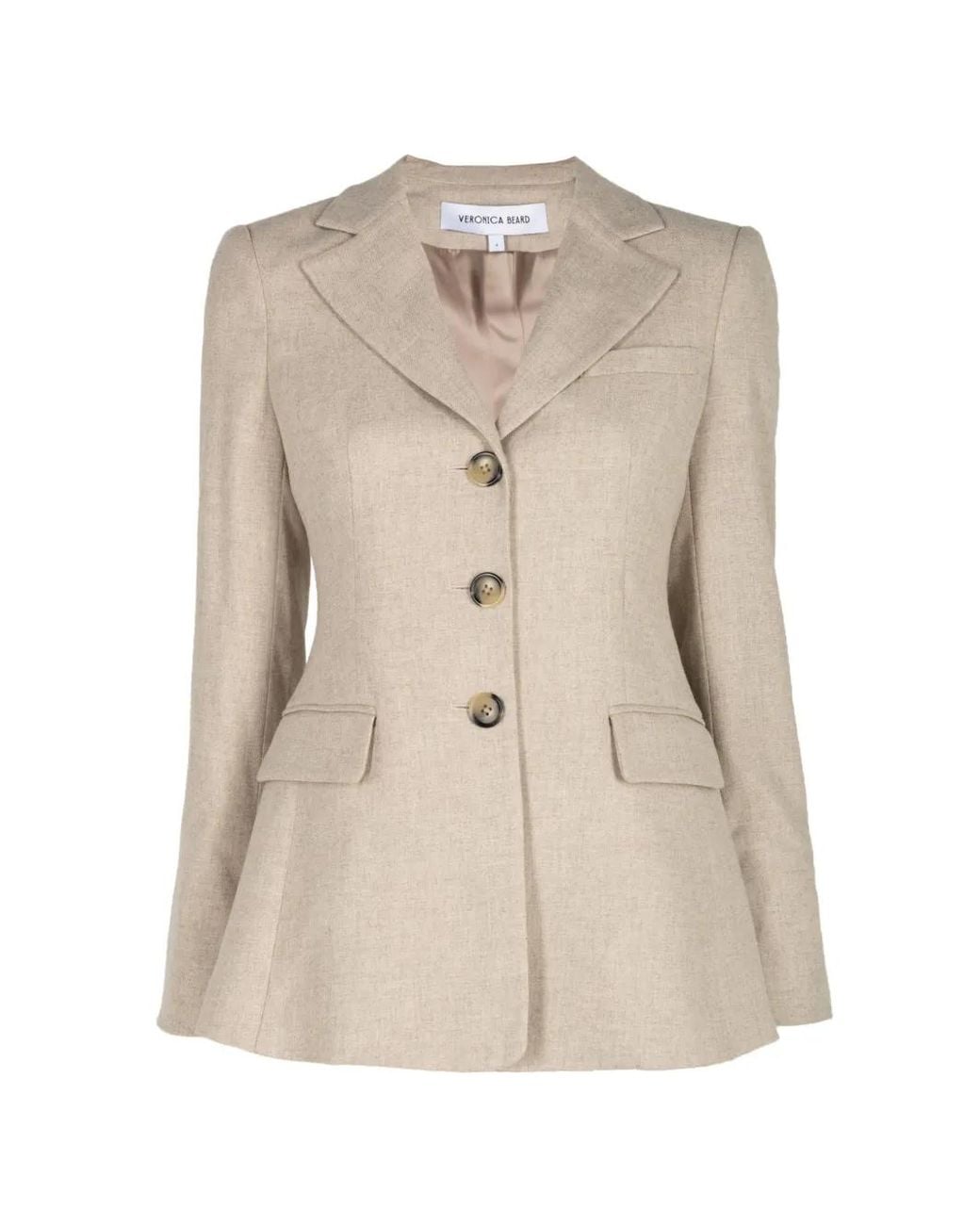 Veronica Beard Natural Raelynn Dickey Blazer