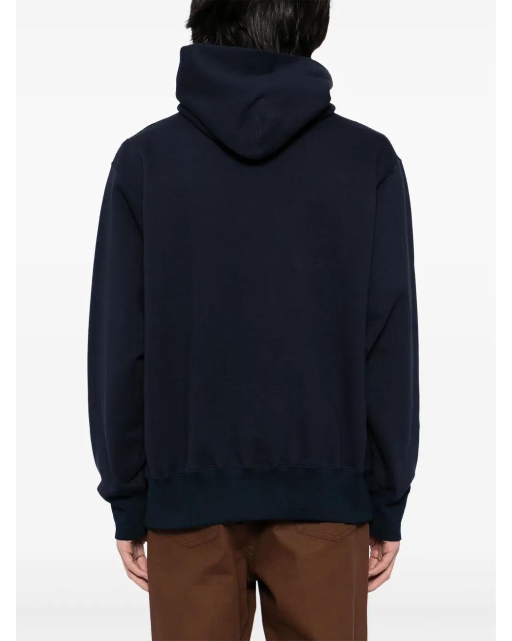 Kolor Blue Graphic-Print Hoodie for men