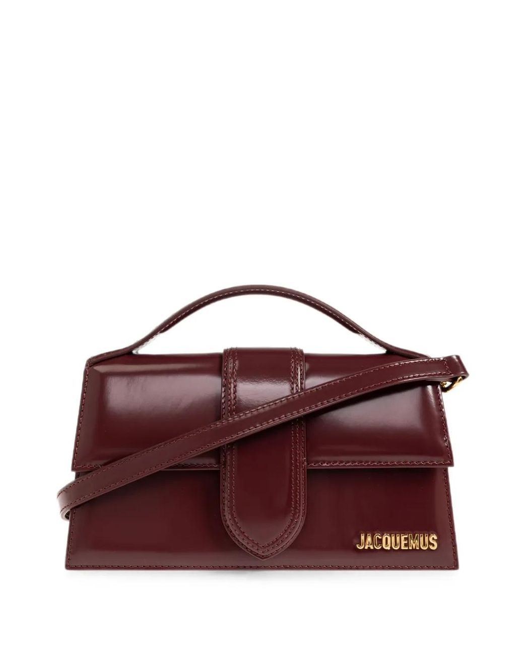 Jacquemus Purple Le Bambino Large Leather Tote Bag