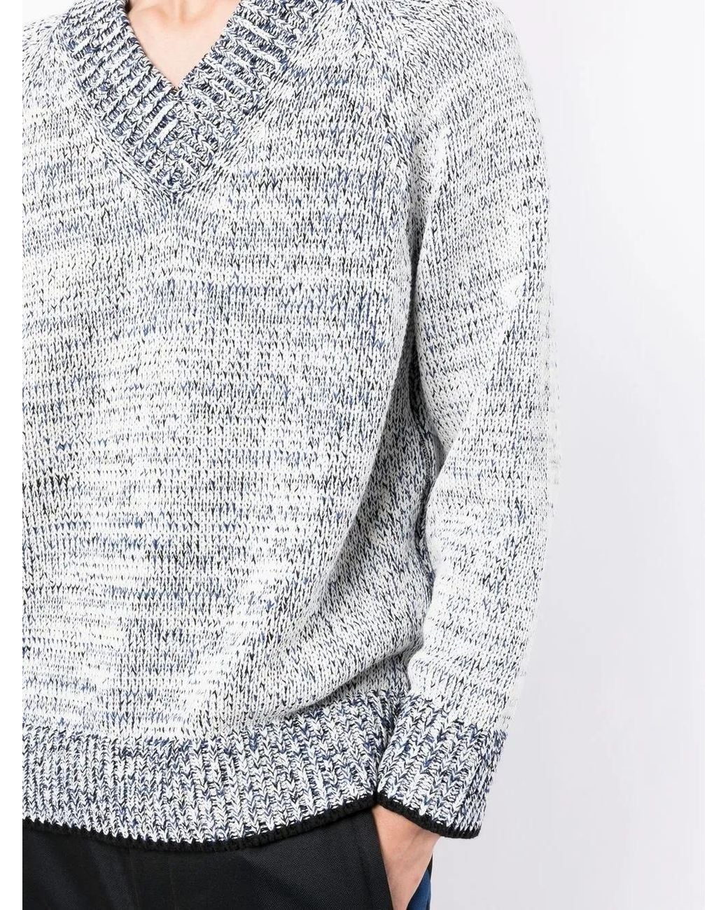 3.1 Phillip Lim Gray Marl-Knit Jumper for men