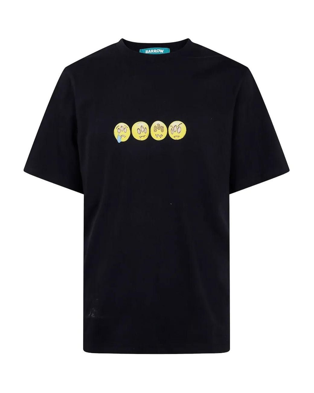 Barrow Black Cotton T-Shirt