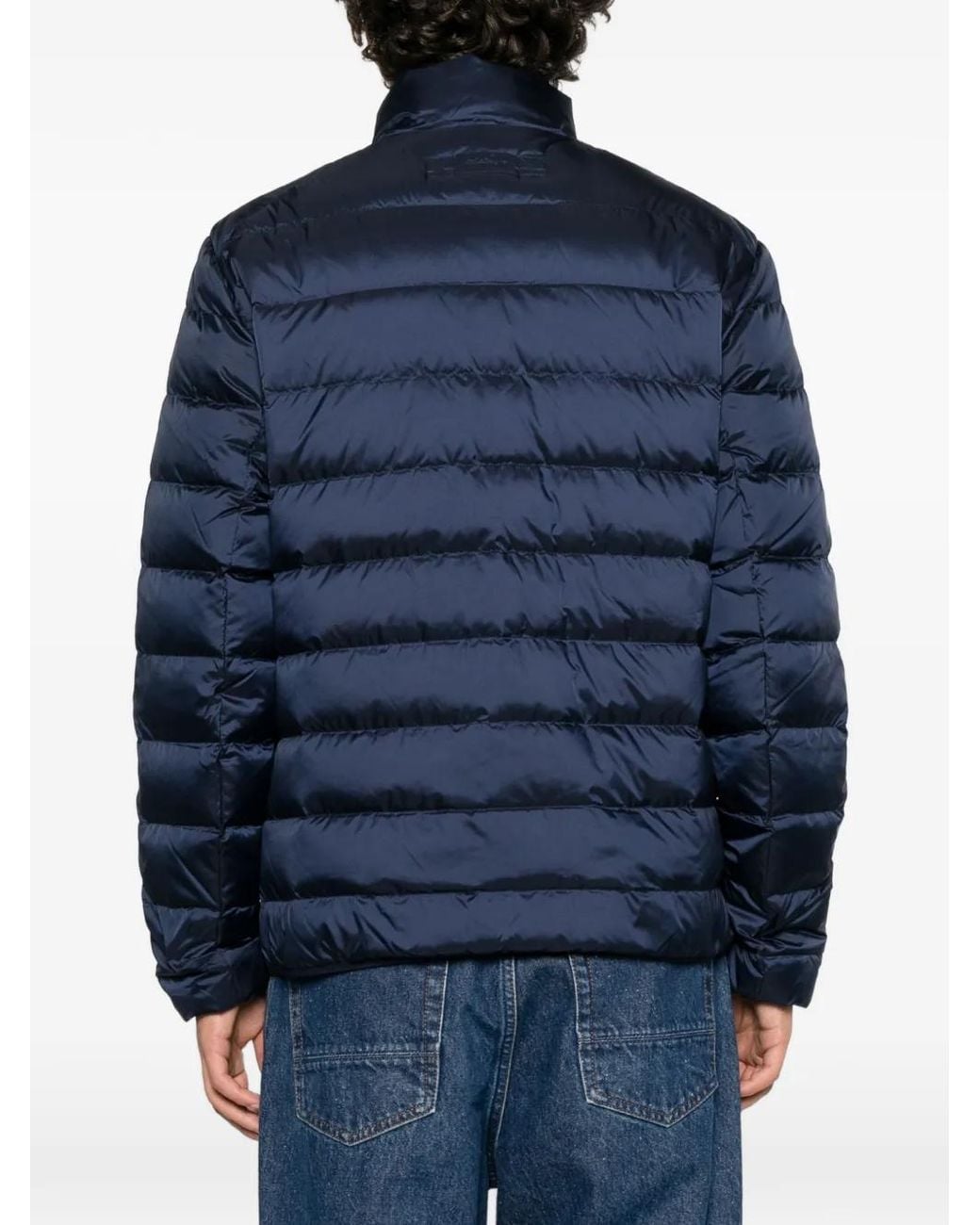 Gant Blue Quilted Puffer Jacket for men