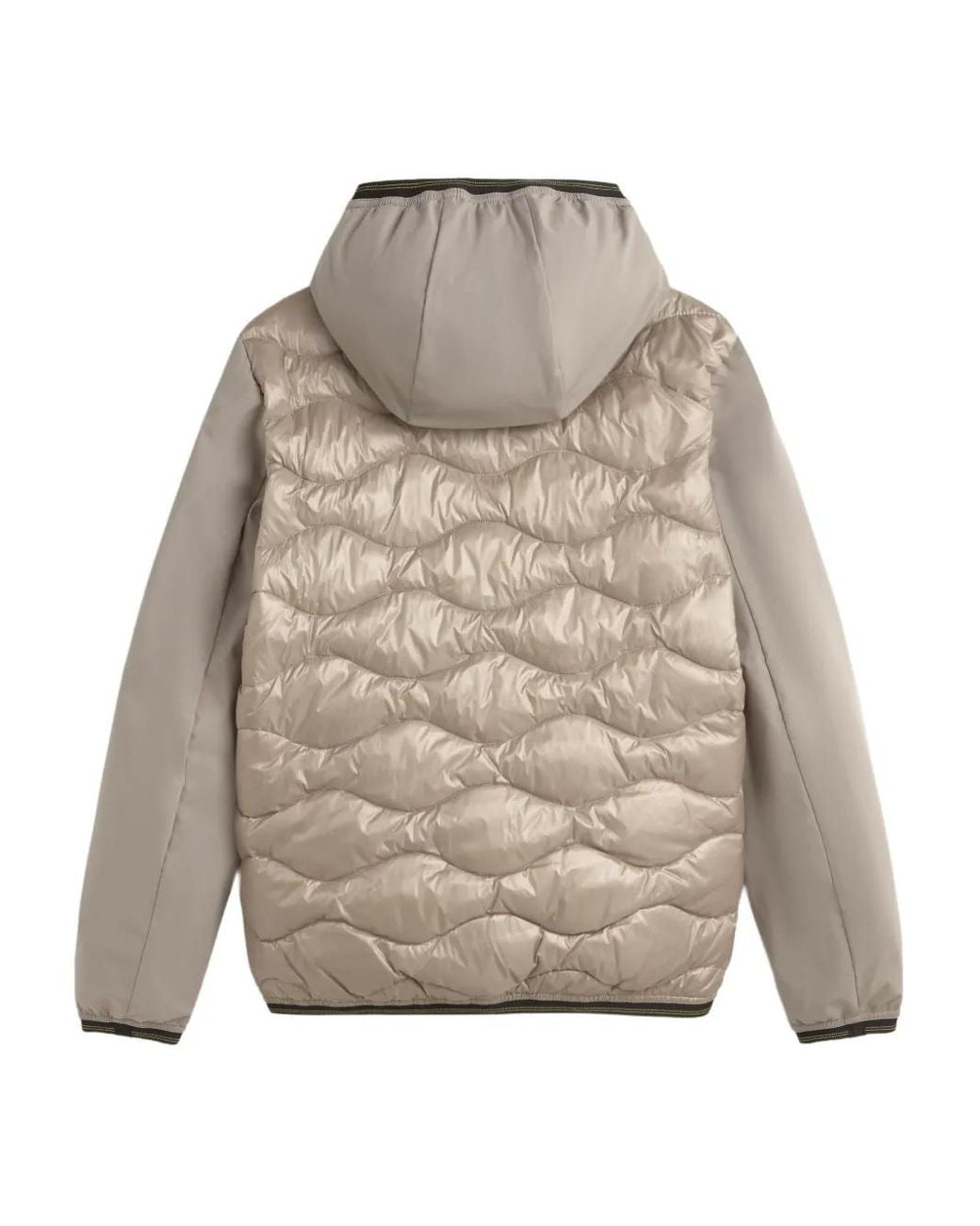 Blauer Gray Quilted Hooded Jacket for men