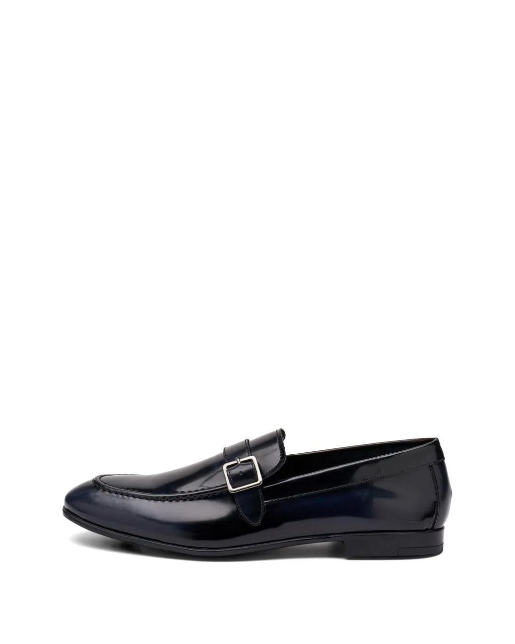 Frau White Mocassins En Cuir À Boucles for men