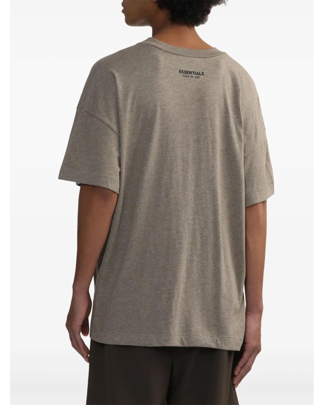Fear Of God Gray V-Neck T-Shirt (Pack Of Three) for men