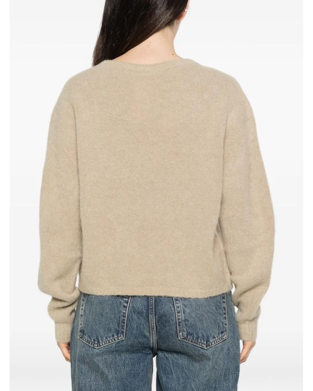 Marella Natural Mllgiunco Crew Neck Knit Sweater