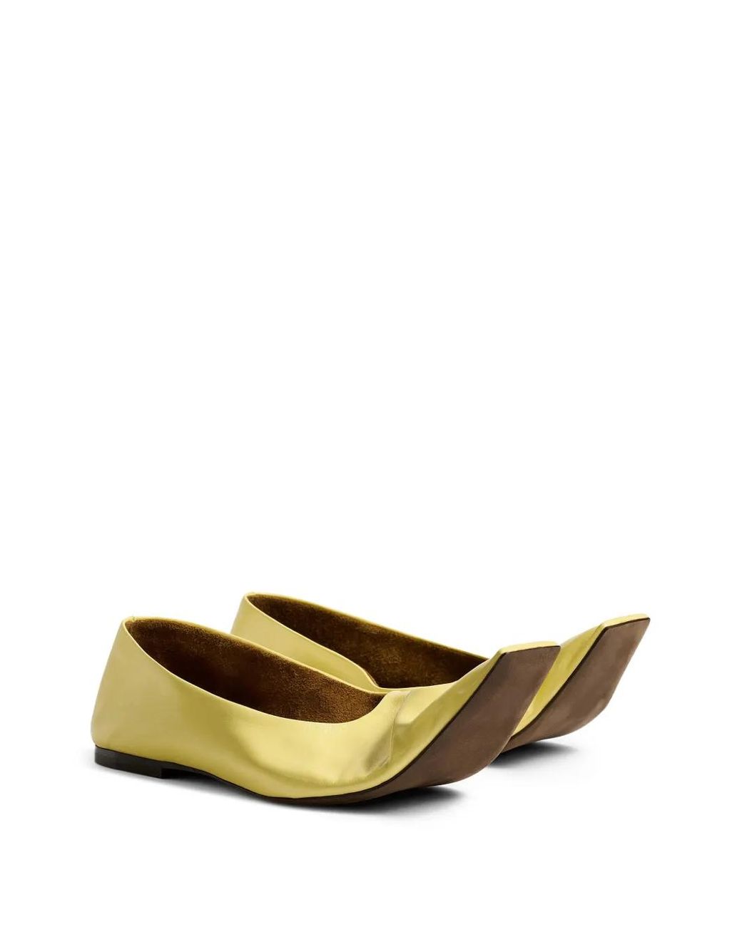 Khaite Metallic Ballerines Marlene