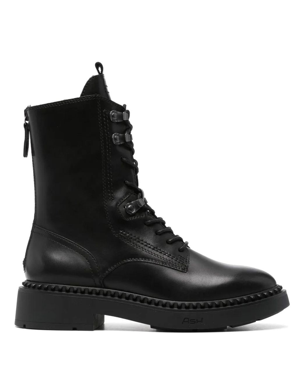 Ash Black Marlow Leather Boots