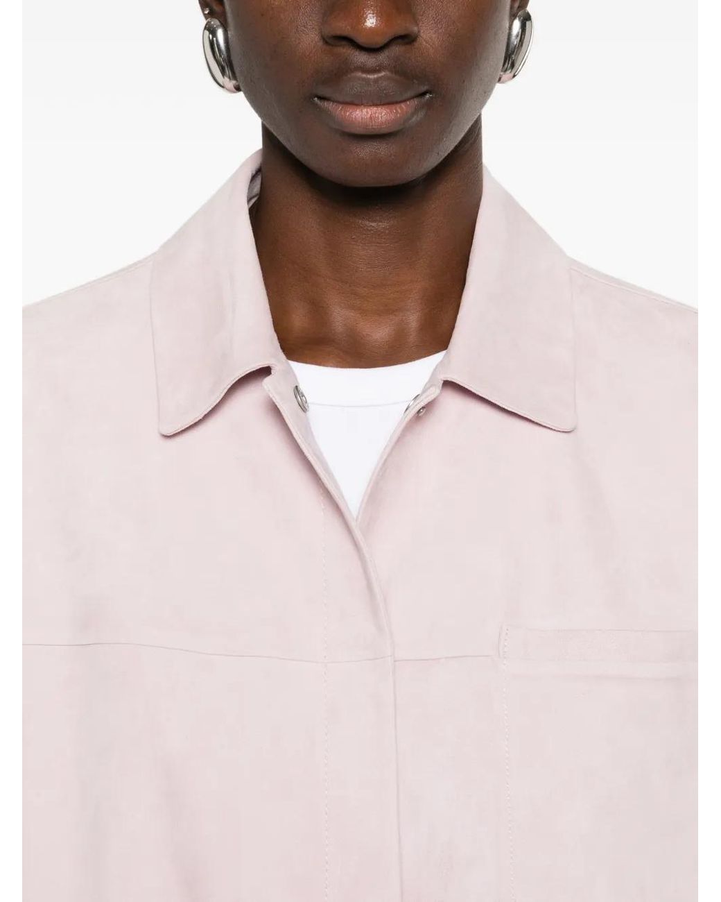 Desa Nineteenseventytwo Pink Suede Jacket