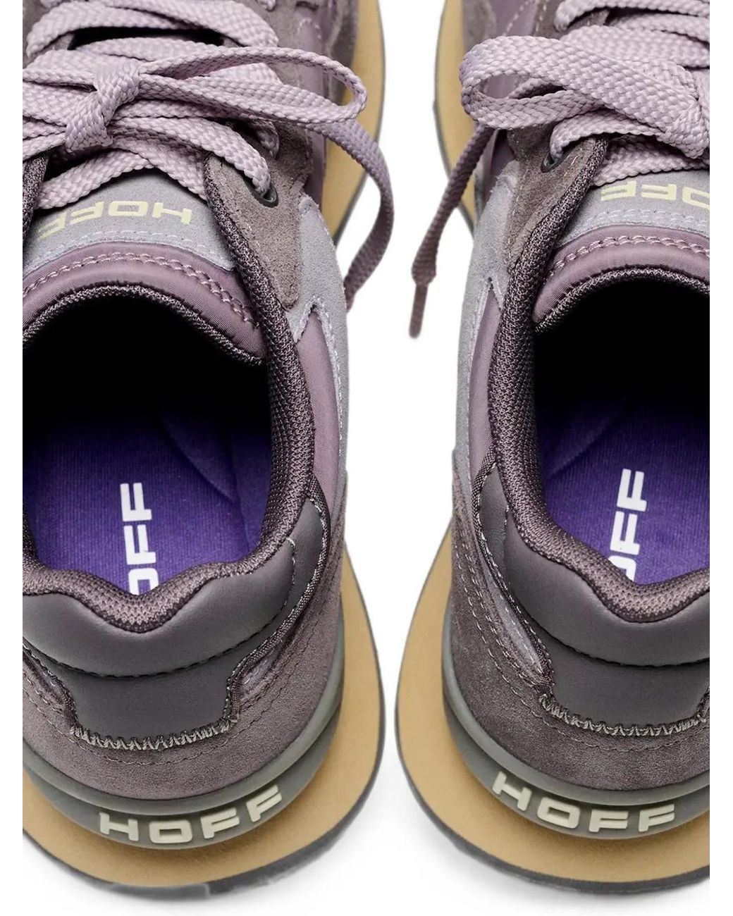 HOFF Purple City Panelled Low-Top Sneakers
