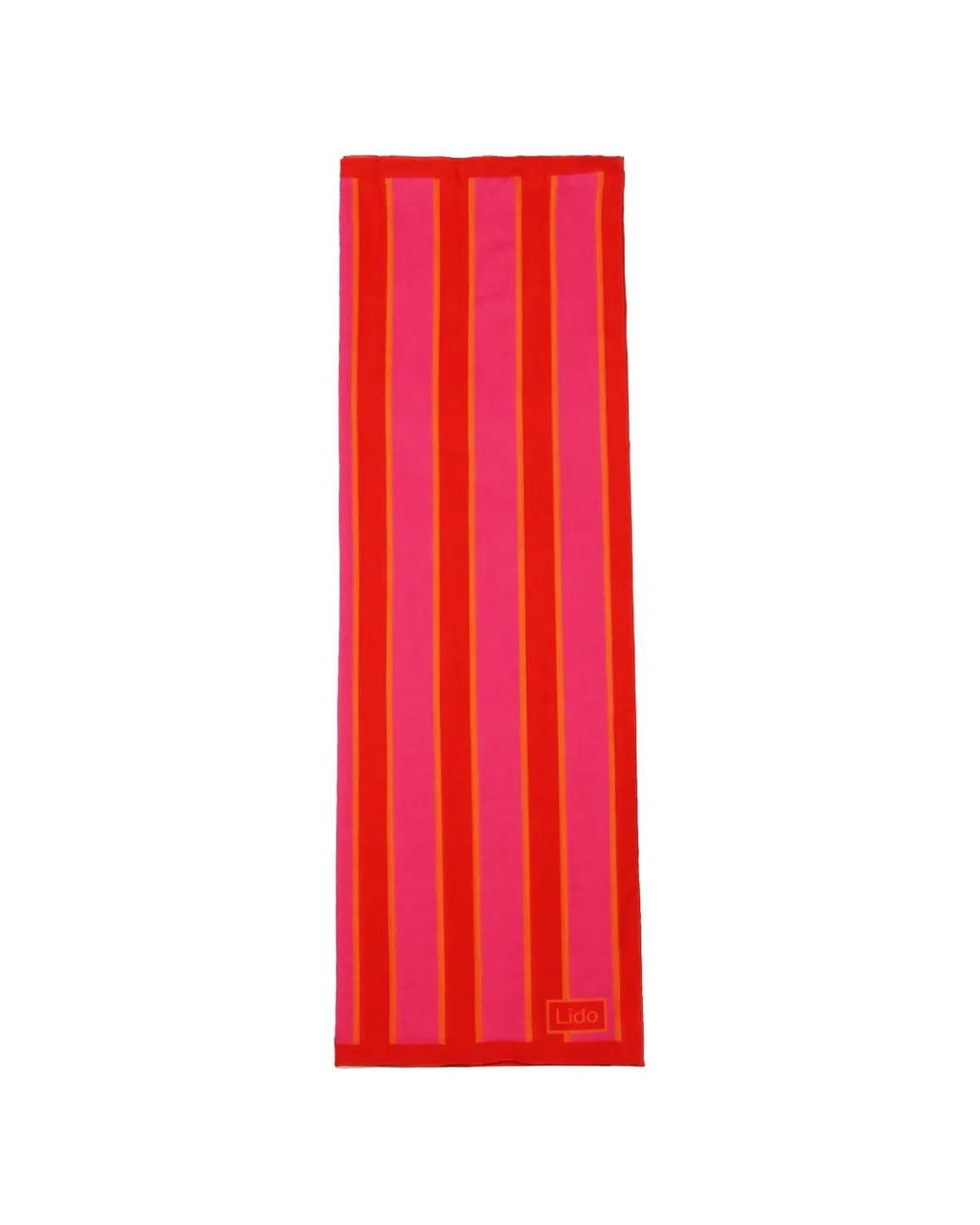Lido Red Striped-Print Sarong