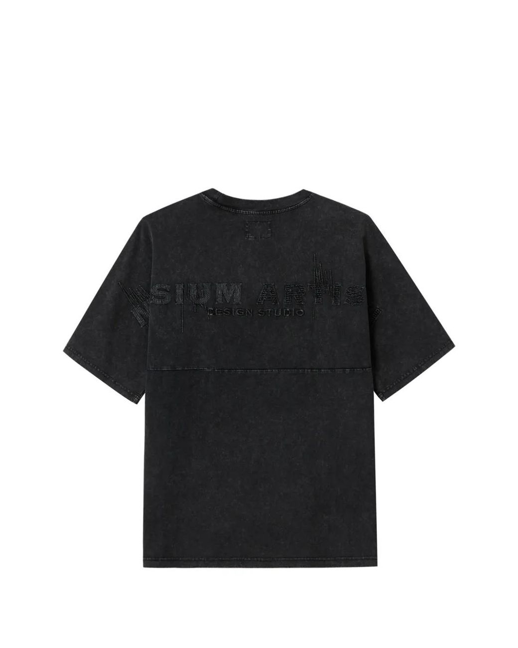 Musium Div. Black T-Shirt À Poche Poitrine for men