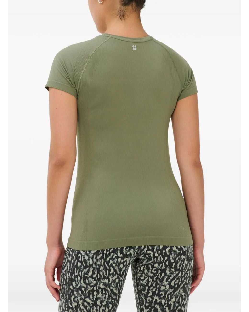 Sweaty Betty Green Athlete Raglan-Sleeve T-Shirt
