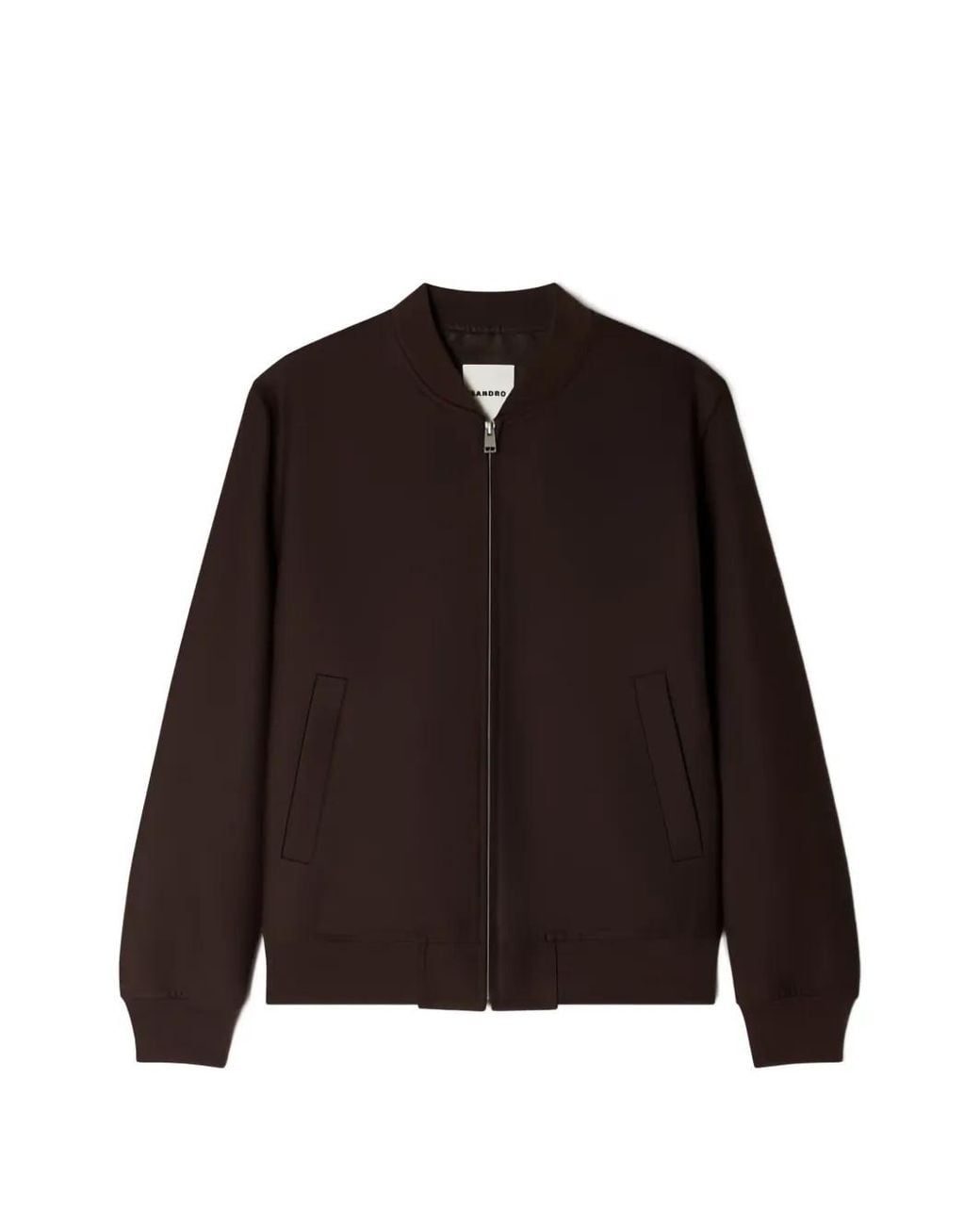Sandro Black Zip-Up Jacket for men