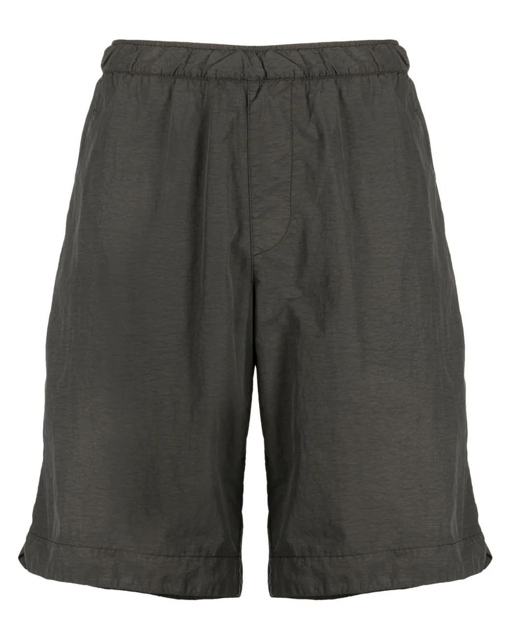Transit Gray Elasticated-Waist Shorts for men
