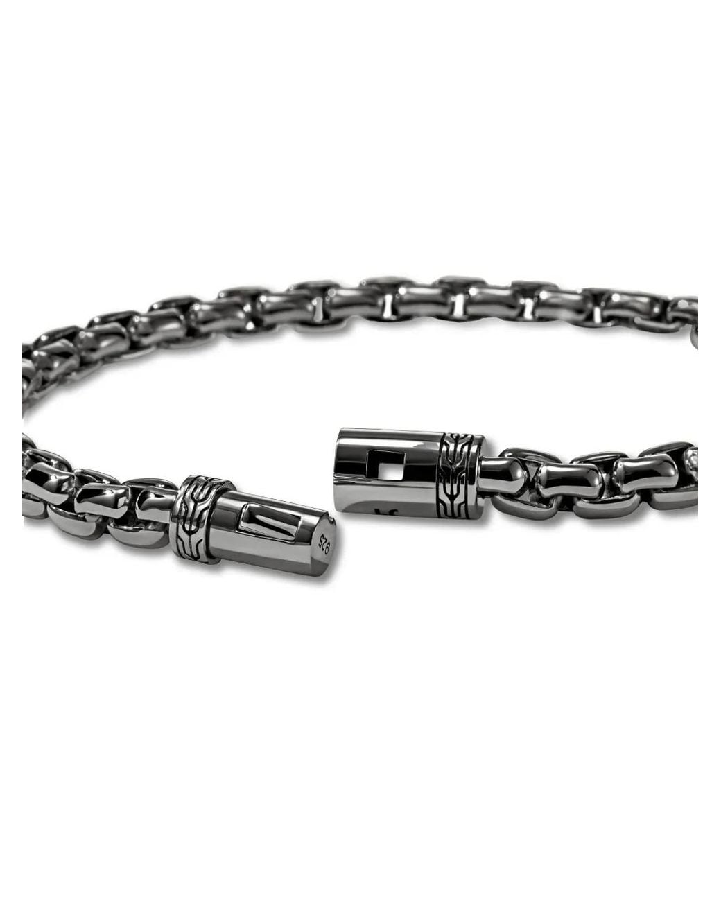 John Hardy White Box-Chain Bracelet for men
