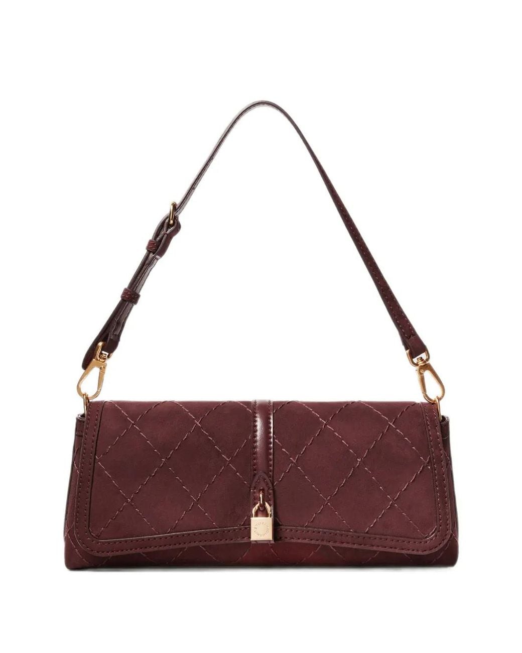 Stella McCartney Purple Ryder Quilted Pochette Shoulder Bag
