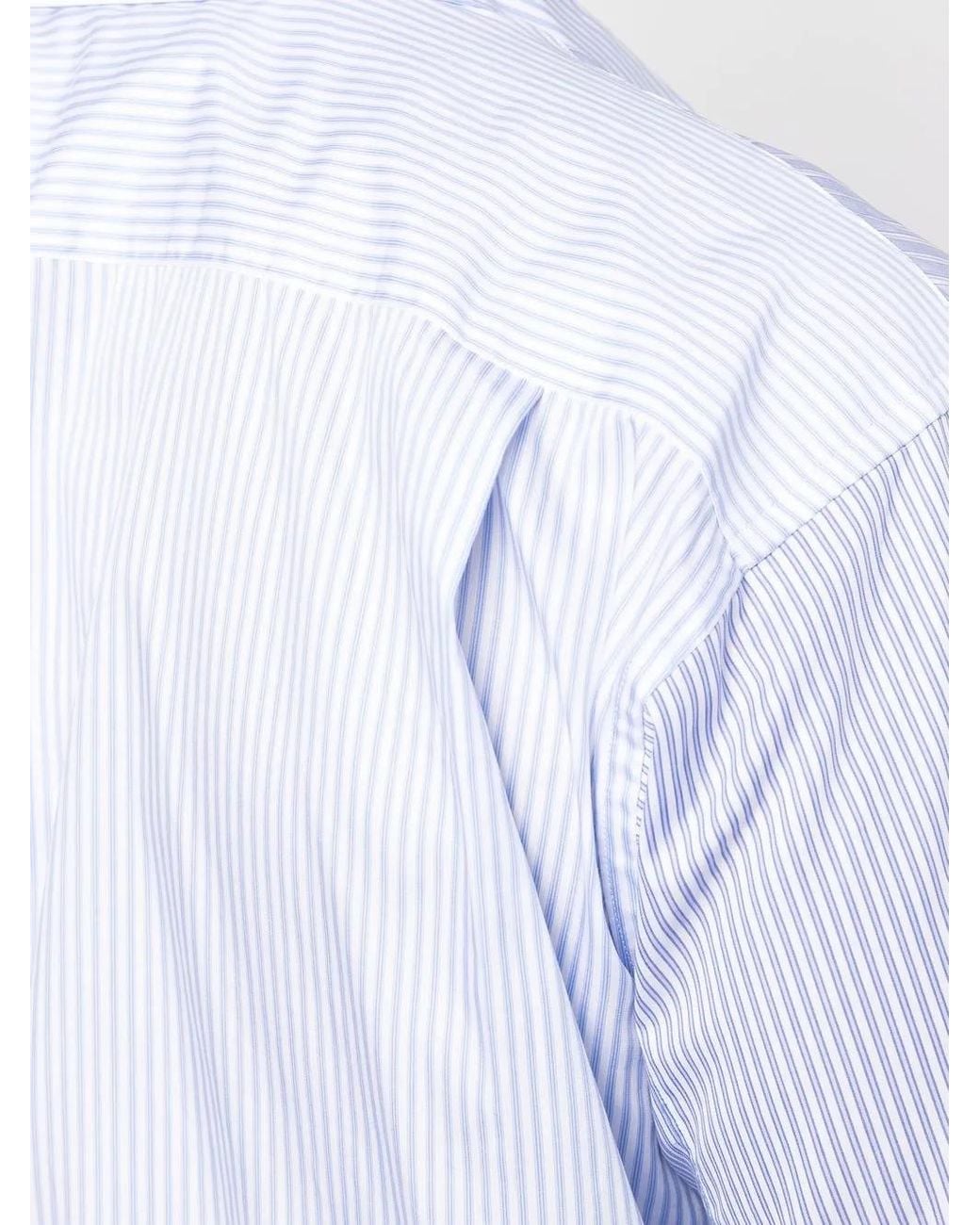 Comme des Garçons White Forever Multi-Stripe Shirt for men