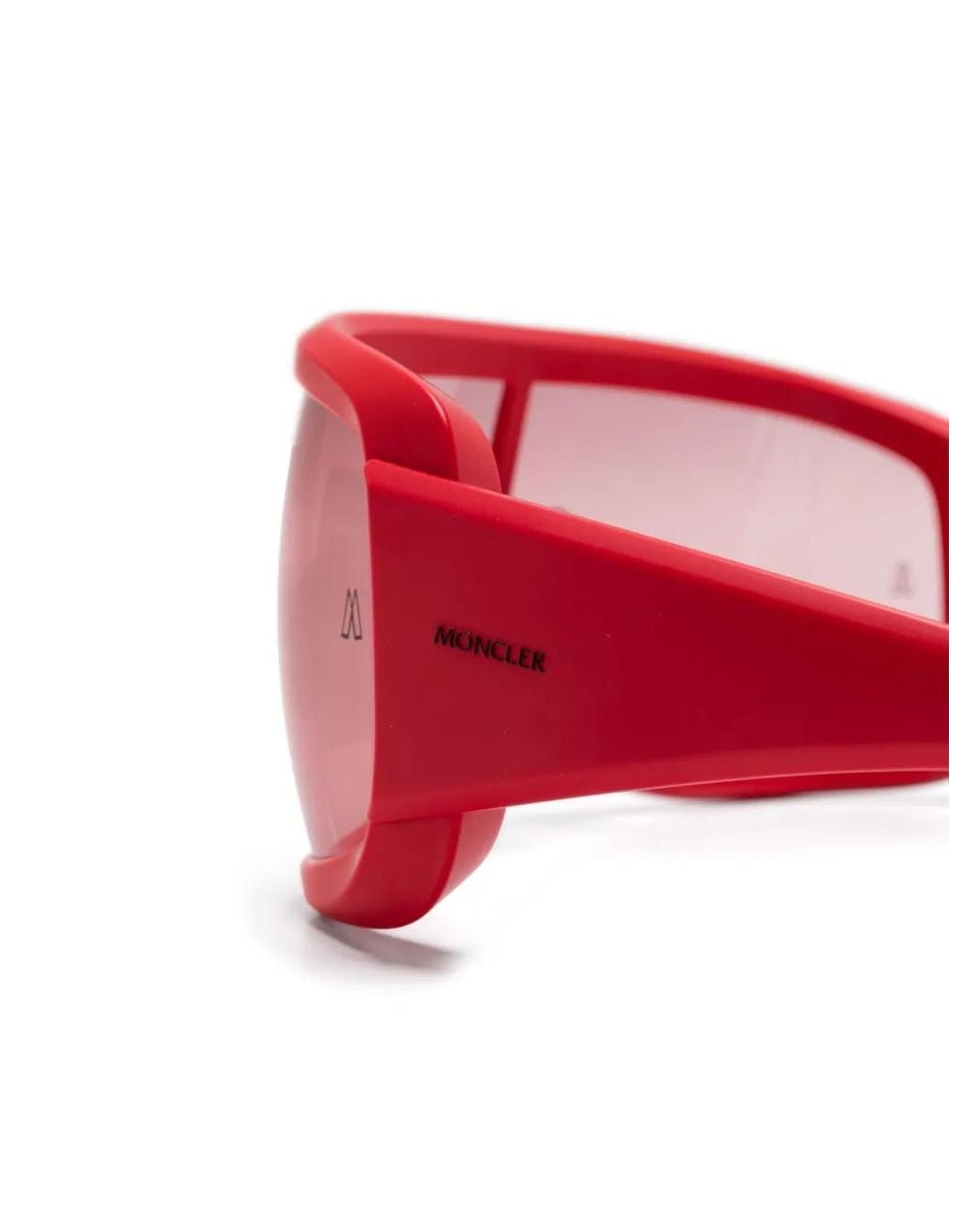 Moncle Frame Moncler Snowseeker Geometric-Frame Sunglasses in Pink | Lyst